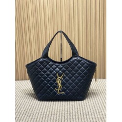 Replica YSL Saint Laurent Icare ClaccicMedium Tote Bag Black Fake