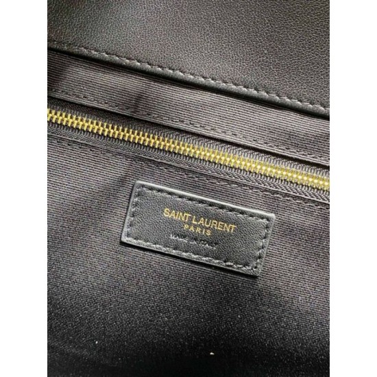 Replica YSL Saint Laurent Icare ClaccicMedium Tote Bag Black Fake