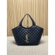 Replica YSL Saint Laurent Icare ClaccicMedium Tote Bag Black Fake