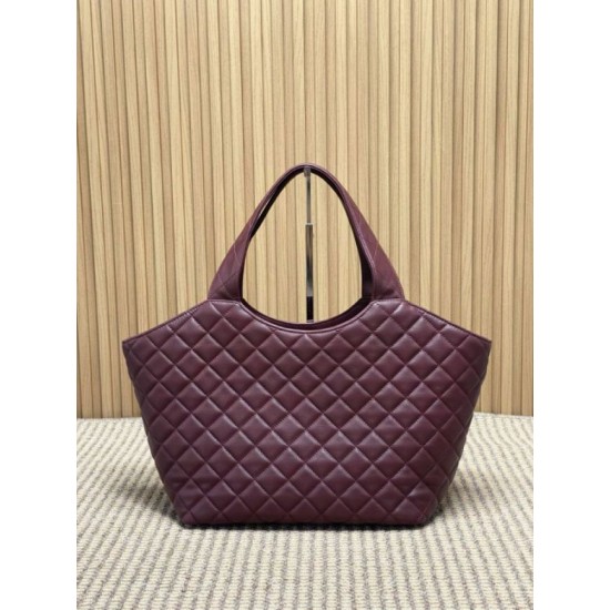 Replica YSL Saint Laurent Icare Claccic Medium Tote Bag Red Fake