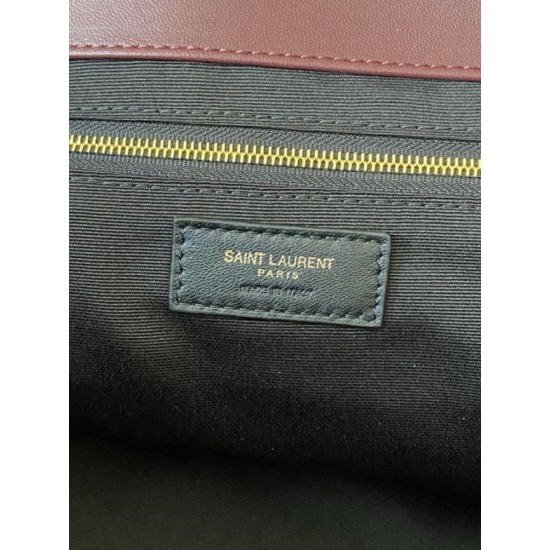 Replica YSL Saint Laurent Icare Claccic Medium Tote Bag Red Fake