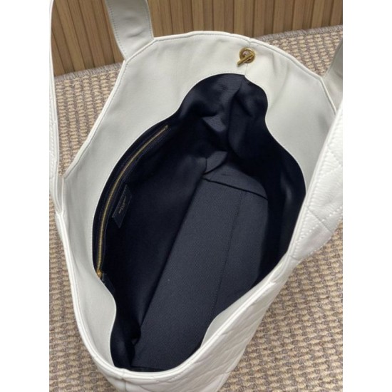 Replica YSL Saint Laurent Icare Claccic Medium Tote Bag Beige Fake