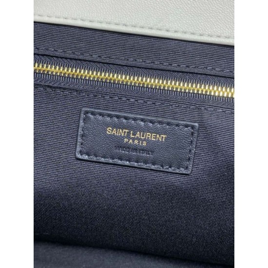 Replica YSL Saint Laurent Icare Claccic Medium Tote Bag Beige Fake
