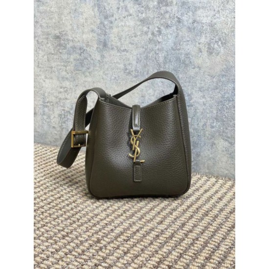 Replica YSL Saint Laurent Le 5 À 7 supple mini hobo Bag Light Coffee Fake Replica YSL Saint Laurent Le 5 À 7 supple mini hobo Bag Light Coffee Fake