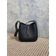 Replica YSL Saint Laurent Le 5 À 7 supple mini hobo Bag Black Fake Replica YSL Saint Laurent Le 5 À 7 supple mini hobo Bag Black Fake