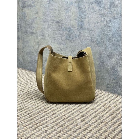 Replica YSL Saint Laurent Le 5 À 7 supple mini hobo Suede Bag Yellow Clone Replica YSL Saint Laurent Le 5 À 7 supple mini hobo Suede Bag Yellow Clone