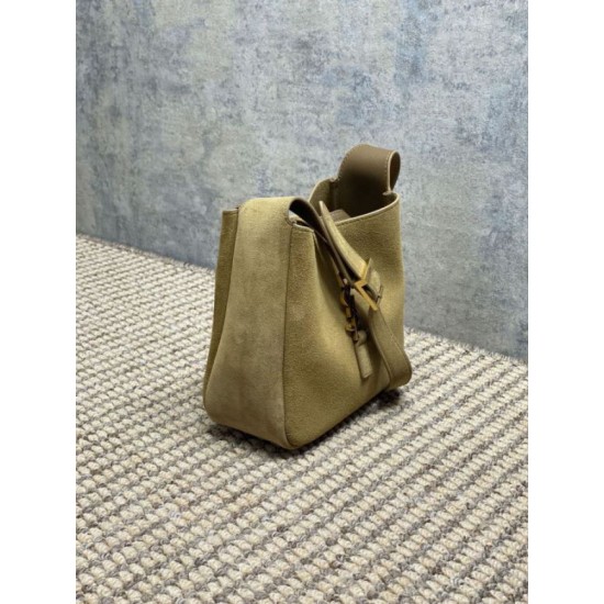 Replica YSL Saint Laurent Le 5 À 7 supple mini hobo Suede Bag Yellow Clone Replica YSL Saint Laurent Le 5 À 7 supple mini hobo Suede Bag Yellow Clone