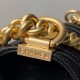 Replica Chanel Boy Flap Bag Classic A67086 Grained Calfskin With Matte Gold Hardware Black Clone