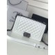 Replica Chanel Boy Flap Bag Classic A67086 Grained Calfskin Gold/Silver Hardware White