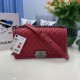 Replica Chanel Boy Flap Bag Classic A67086 Grained Calfskin Gold/Silver Hardware Red Clone