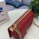 Replica Chanel Boy Flap Bag Classic A67086 Grained Calfskin Gold/Silver Hardware Red Clone