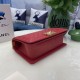 Replica Chanel Boy Flap Bag Classic A67086 Grained Calfskin Gold/Silver Hardware Red Clone