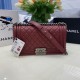 Replica Chanel Boy Flap Bag Classic A67086 Grained Calfskin Gold/Silver Hardware Burgundy Clone