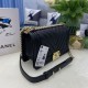 Replica Chanel Boy Flap Chevron Bag  A67086 Grained Calfskin Gold Hardware Black Clone