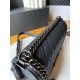 Replica Chanel Boy Flap Bag  A67086 Grained Calfskin Black Hardware Clone 