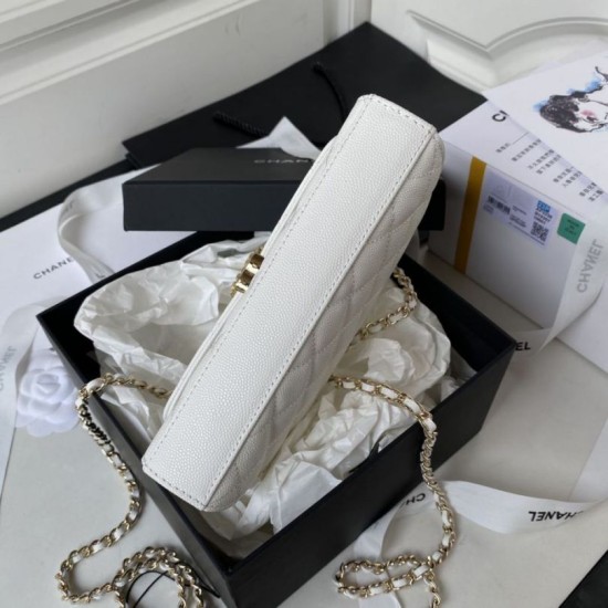 Replica Chanel Dark Horse Kelly Long Handle Bag AP3238 White Clone