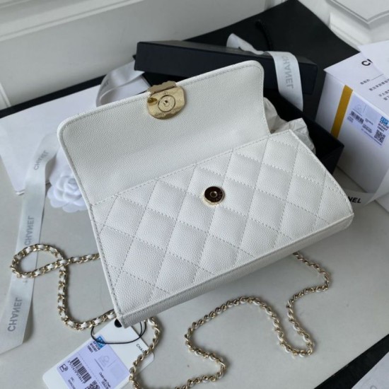 Replica Chanel Dark Horse Kelly Long Handle Bag AP3238 White Clone