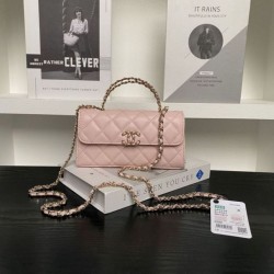 Replica Chanel Dark Horse Kelly Long Handle Bag AP3238 Pink Clone