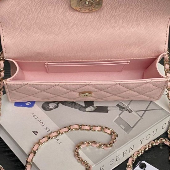 Replica Chanel Dark Horse Kelly Long Handle Bag AP3238 Pink Clone