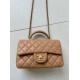 Replica Chanel 25SS Mini Flap Vintage Bag With Top Handle AS2431 Apricot Clone
