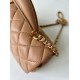 Replica Chanel 25SS Mini Flap Vintage Bag With Top Handle AS2431 Apricot Clone