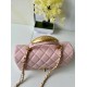 Replica Chanel 25SS Mini Flap Vintage Bag With Top Handle AS2431 Pink Clone