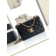 Replica Chanel 25A Mini / Small Flap Bag with Gold Charm Chain AS2649 AS2615 Black Clone