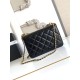 Replica Chanel 25A Mini / Small Flap Bag with Gold Charm Chain AS2649 AS2615 Black Clone