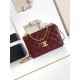 Replica Chanel 25A Mini / Small Flap Bag with Gold Charm Chain AS2649 AS2615 Burgundy Clone