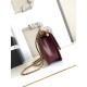 Replica Chanel 25A Mini / Small Flap Bag with Gold Charm Chain AS2649 AS2615 Burgundy Clone