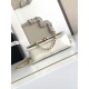 Replica Chanel 25A Mini / Small Flap Bag with Gold Charm Chain AS2649 AS2615 White Clone