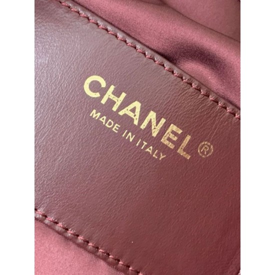 Replica Chanel 25C Large/Small Bucket Bag in Grained Calfskin AS5311 AS5293 Burgundy Clone Replica Chanel 25C Large/Small Bucket Bag in Grained Calfskin AS5311 AS5293 Burgundy Clone