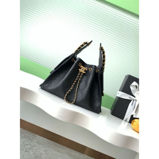 Replica Chanel 25C Large/Small Bucket Bag in Grained Calfskin AS5311 AS5293 Black Clone Replica Chanel 25C Large/Small Bucket Bag in Grained Calfskin AS5311 AS5293 Black Clone