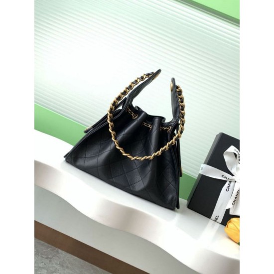 Replica Chanel 25C Large/Small Bucket Bag in Grained Calfskin AS5311 AS5293 Black Clone Replica Chanel 25C Large/Small Bucket Bag in Grained Calfskin AS5311 AS5293 Black Clone