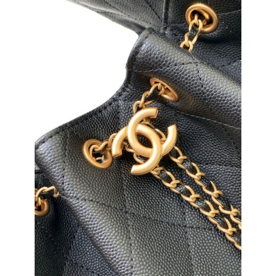 Replica Chanel 25C Large/Small Bucket Bag in Grained Calfskin AS5311 AS5293 Black Clone Replica Chanel 25C Large/Small Bucket Bag in Grained Calfskin AS5311 AS5293 Black Clone