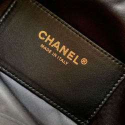 Replica Chanel 25C Large/Small Bucket Bag in Grained Calfskin AS5311 AS5293 Black Clone