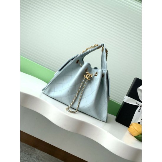 Replica Chanel 25C Large/Small Bucket Bag in Grained Calfskin AS5311 AS5293 Blue Replica Chanel 25C Large/Small Bucket Bag in Grained Calfskin AS5311 AS5293 Blue