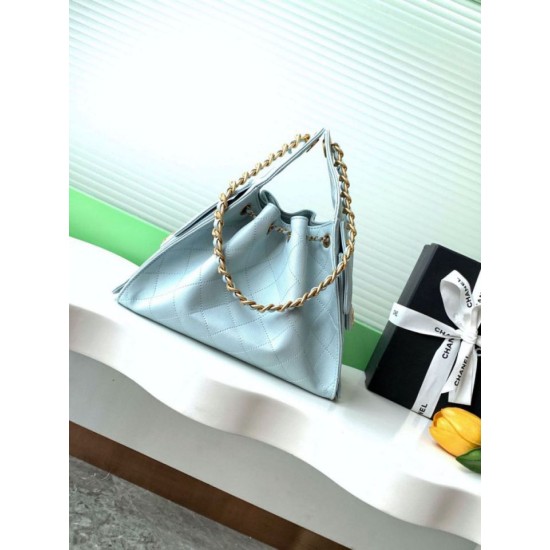 Replica Chanel 25C Large/Small Bucket Bag in Grained Calfskin AS5311 AS5293 Blue Replica Chanel 25C Large/Small Bucket Bag in Grained Calfskin AS5311 AS5293 Blue