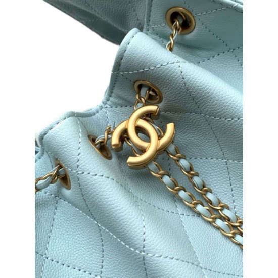 Replica Chanel 25C Large/Small Bucket Bag in Grained Calfskin AS5311 AS5293 Blue Replica Chanel 25C Large/Small Bucket Bag in Grained Calfskin AS5311 AS5293 Blue