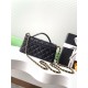 Replica Chanel 25P Mini Flap Bag With Top Handle AS5354 Black Clone