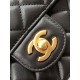 Replica Chanel 25P Mini Flap Bag With Top Handle AS5354 Black Clone