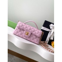 Replica Chanel 25P Mini Flap Bag With Top Handle AS5354 Beige Clone