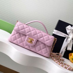 Replica Chanel 25P Mini Flap Bag With Top Handle AS5354 Beige Clone