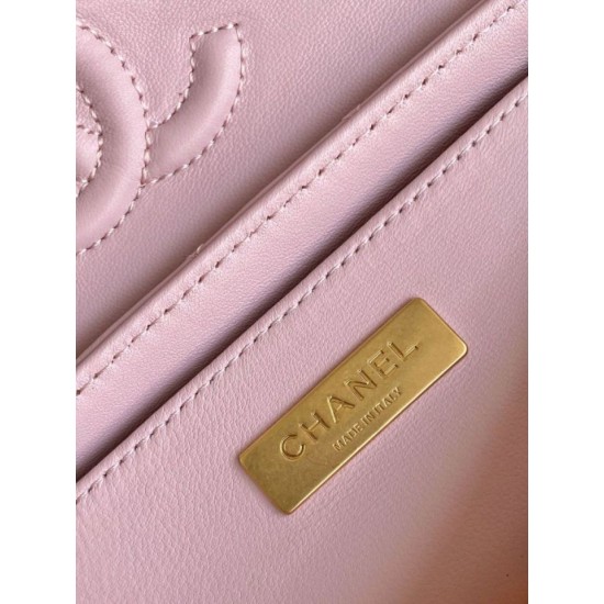 Replica Chanel 25P Mini Flap Bag With Top Handle AS5354 Beige Clone