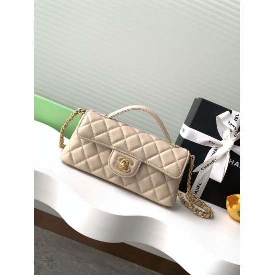 Replica Chanel 25P Mini Flap Bag With Top Handle AS5354 Pink Clone