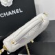 Replica Chanel 25P Small Flap Bag With Top Handle AS5355 White Clone 