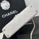 Replica Chanel 25P Small Flap Bag With Top Handle AS5355 White Clone 