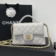 Replica Chanel 25P Small Flap Bag With Top Handle AS5355 White Clone 