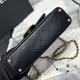 Replica Chanel 25P Small Flap Bag With Top Handle AS5355 Black Clone