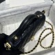 Replica Chanel 25P Small Flap Bag With Top Handle AS5355 Black Clone